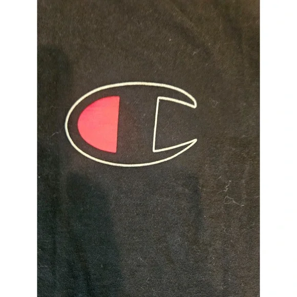 Champion‎ Graphic T Shirt Black Authentic Athleticwear Size 2XL - Picture 4 of 7